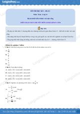 Đề thi học kì 1 Toán 11 Kết nối tri thức - Đề số 1
